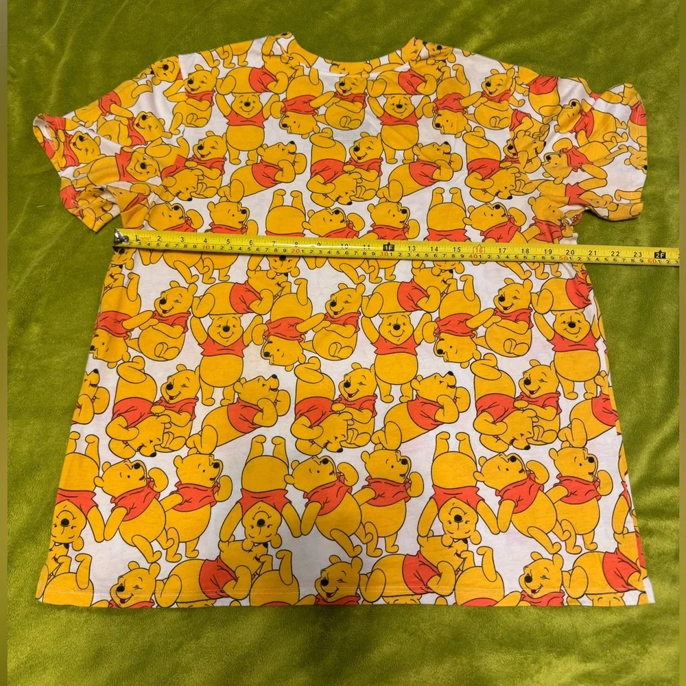 Wns Disney' Yellow and Orange Winnie the Pooh Tee Sz 1XL excellent condition - Picture 4 of 4